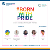 Born with Pride event poster 